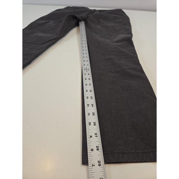 prAna McLee Pants Mens 34x29 Gray Straight Fit Organic Cotton Stretch Coolmax - Picture 8 of 11